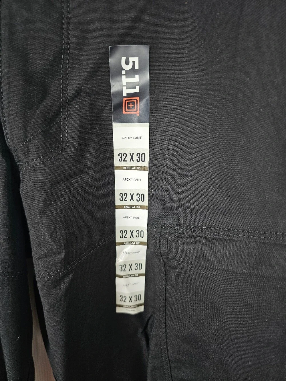 5.11 NWT Mens Black Ridge Pants multiple utility pockets Size 32x30